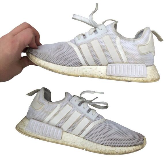 RARE 2016 Adidas NMD R1 White Monochrome Size 11 - Picture 9 of 16